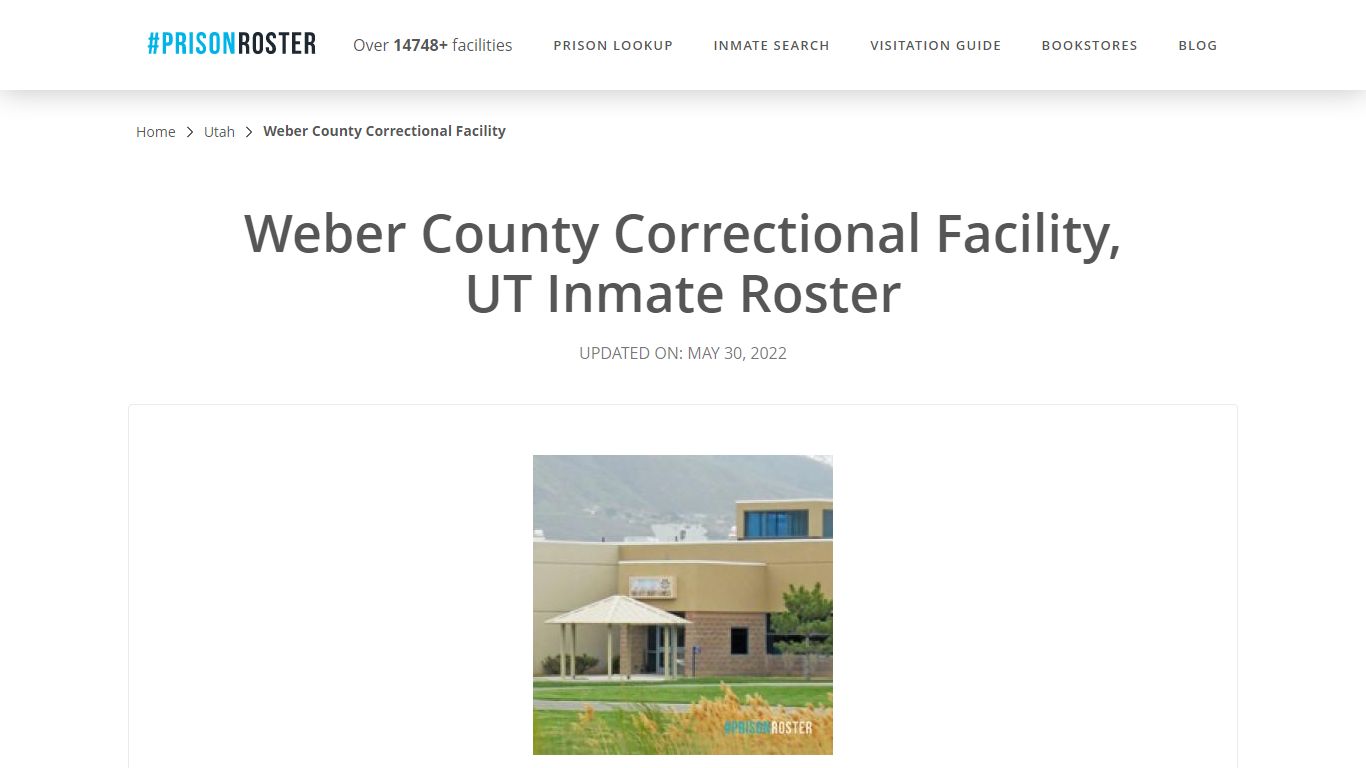 Weber County Correctional Facility, UT Inmate Roster - Prisonroster